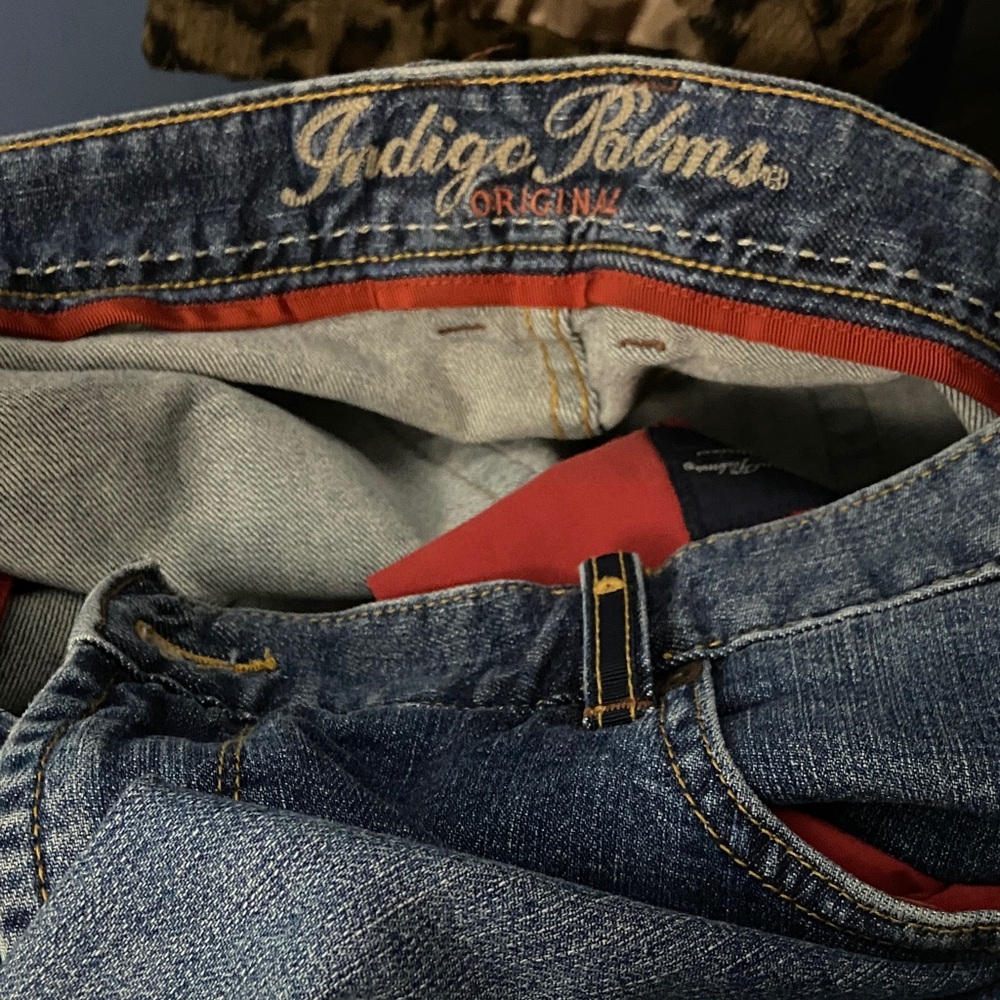 Tommy Bahama Indigo Palms Blue Straight Jeans men’s 42 X 30